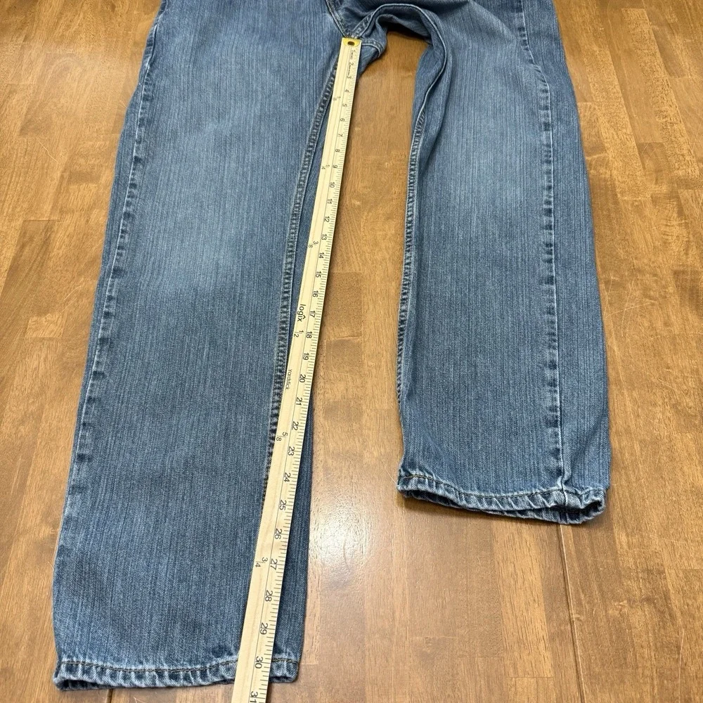 Levi's 559 jeans men's 34x32 dark wash blue denim relaxed straight Levi Strauss